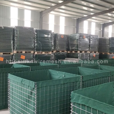 Heavy Galvanized Iron Wire Mesh Sand-filling Mil10 Defensive Barrier Wall HESCO Military Barriers