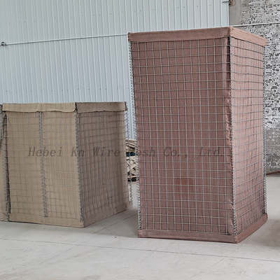 Heavy Galvanized Iron Wire Mesh Sand-filling Mil10 Defensive Barrier Wall HESCO Military Barriers