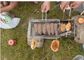 Draagbaar de Draadnetwerk van de Barbecuegrill, het Openluchtbarbecuegrill Opleveren voor Braadstukvissen
