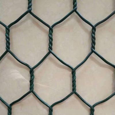 Groen Pvc bedekte 2.7mm Gabion Doos voor de Versterking van het RivierOverstromingsbeheer met een laag