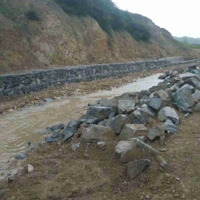 2*1*1m Norm 2mm Gegalvaniseerde Gabion-Mand Hexagon Mesh For Embankment Reinforcement