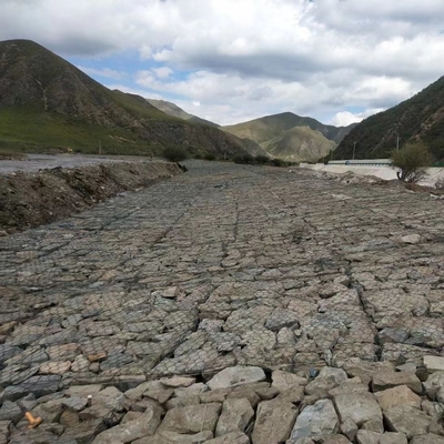 1m X 1m X 1m Antirust Manden Onderwatermesh welded van Metaalgabion