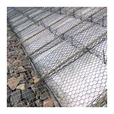 2mx1mx1m Hexagonale Gabion de Steenkooi van de Mand Behoudende Muur