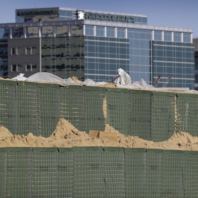 Gegalvaniseerde Zand Gevulde Legerbarrière voor Militair Protection Retaining Wall