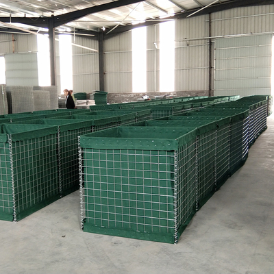 Opvouwbare 4 mm militaire barrière 3x3 inch gatmaat