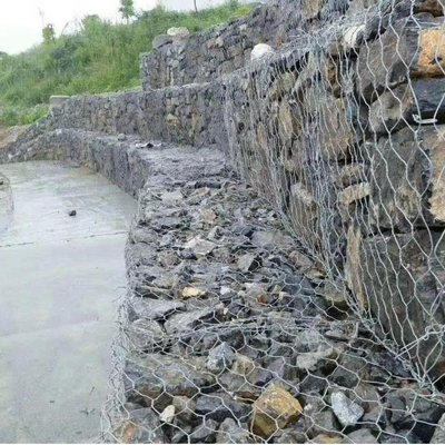 2.5mm het 2x1x1 Gelaste Gabion Hete Ondergedompelde Gegalvaniseerde Netwerk van de Mandenbescherming