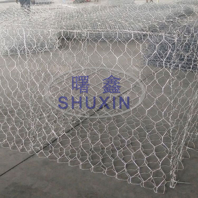 Ijzerdraad Mesh Gabion Baskets 1mx1m voor Brugbescherming
