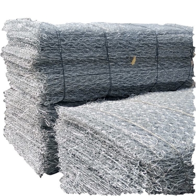 Hexagonale Geweven Mesh Gabion Cages And Baskets-Machine die 80x100mm Gat 2.7mm weven
