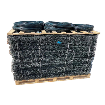 2x1x0.5m Gabion Gegalvaniseerde Rots van de Doos Hete Onderdompeling 2.2mm/6x8cm