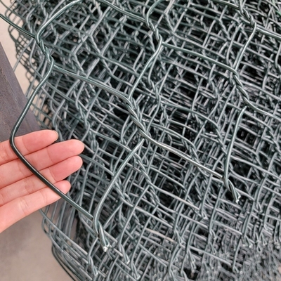 4x1x1 Meter Pvc Gabion Manden Zwaar Gegalvaniseerd Gaas