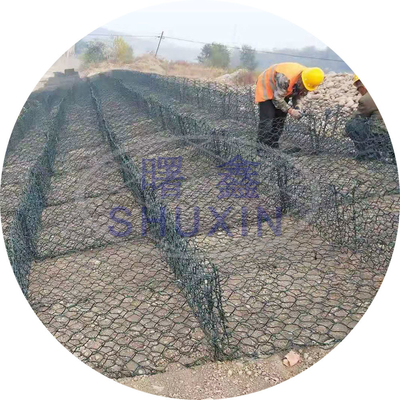 Gegalvaniseerd Gabion Matras IJzeren Gaas Voor Keermuur
