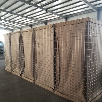 Mil 3 4mm 75cmx75cm Hesco de Barrièresiso Certificatie van het Manden Militaire Zand