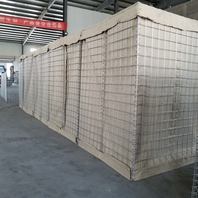 SGS Op zwaar werk berekende Hesco Verdedigingsbarrières voor het Schieten van Waaiermuur