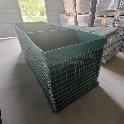 HDP Gegalvaniseerde Verdedigings roestvrije de Barrière Behoudende Muur van Hesco Gabion