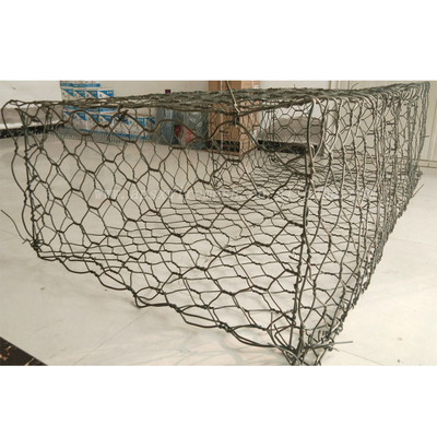 Op zwaar werk berekende Pvc Met een laag bedekte Gabion Doos 10x12cm Gabion-Draad Mesh Baskets van ISO