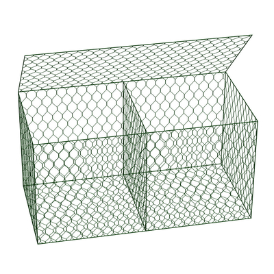 2.04.00mm de Muurkooien van Mesh Gabion Box Square Meter Gabion van de Ijzerdraad