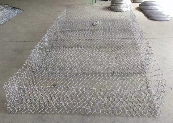 80 x 100 mm 3 mm gegalvaniseerde hexagonale gabion mand