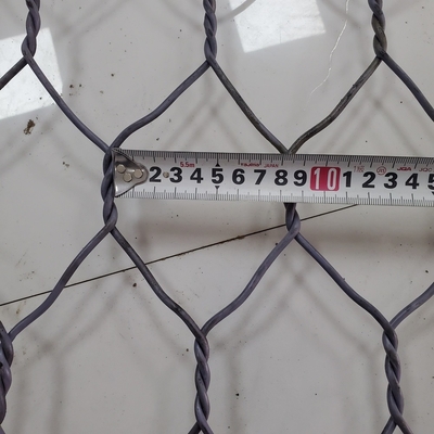 Bouwschakelaars 3.05mm de Gevulde Gegalvaniseerde Steen van pvc  Gabion Mand