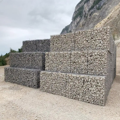 De dubbele Draai Gegalvaniseerde Gabion-Draad Mesh Corrosion Protection van Doos Hexagonale Gabion