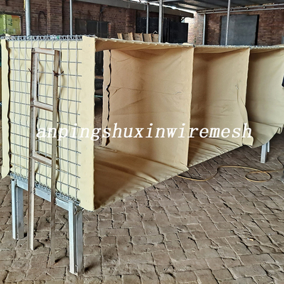 3x3 de Grootte Opvouwbare 4mm Militaire Barrière van het duimgat voor Overstromingsbeheer
