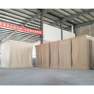 Hete Gegalvaniseerde Gelaste Verdedigings Militaire Barrièrehesco Dozen met Geotextile