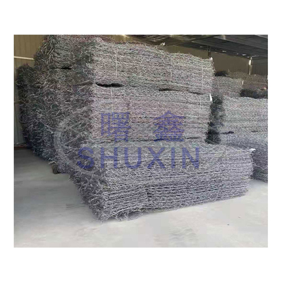Van de Draadmesh  gabion box retaining van het weefselijzer de Muur Q195 Q235