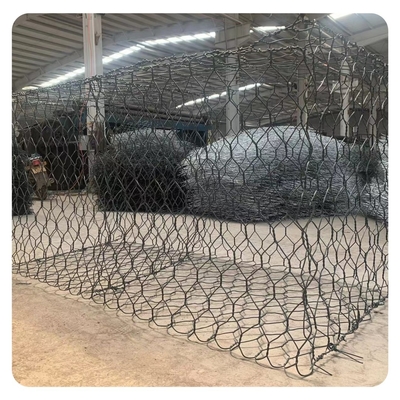 de 2.7mm Gegalvaniseerde Omheining Baskets Double Twist van Draadgabion