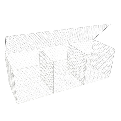 Galfan-gecoate zeshoekige gabiondoos 2*1*1 M 60mm X 80mm