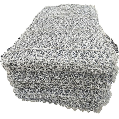 Geweven 3,0 mm Gabion Cage Retention Wall 80 mm X 100 mm Mesh Grootte