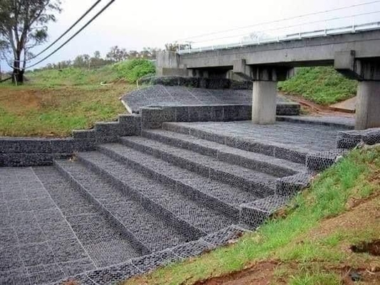 2.7mm gegalvaniseerd Gabion Basket Stone Box Op maat gemaakte maat