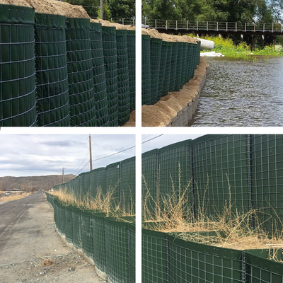 Gegalvaniseerde militaire barrière gelast maas Gabion Mil7 Mil8 Mil10