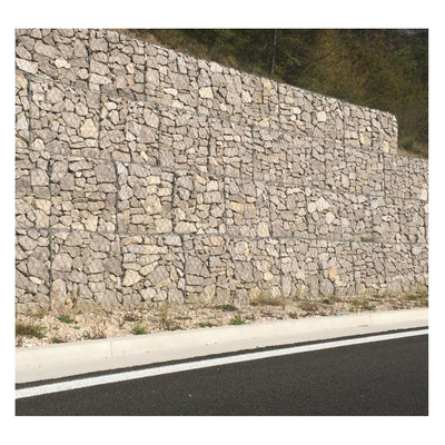 1x1x1m Hexagonale Gabion Basket / gegalvaniseerd PVC gecoate Gabion Box