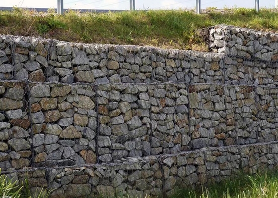 Galfan-gecoat versterkt gabiongas voor hellingsondersteuning en grondslagputondersteuning