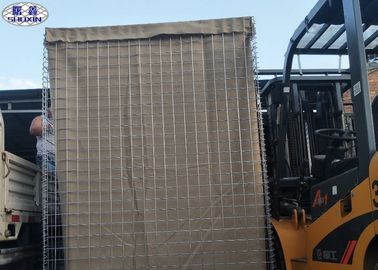 Het Zandkleur van de leger Verdedigingsbarrière/de Doossysteem van Netwerkgabion