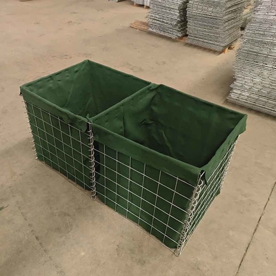 5mm Thermisch Verzinkte, Met Aarde Gevulde Defensieve Barrières Op Maat