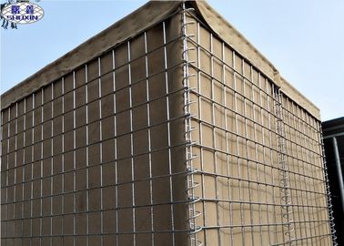 De militaire Gabion-Geotextile van het de Barrières Beige Zand van Doos Verdedigingshesco Certificatie van Ce