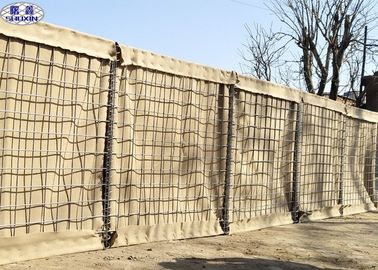 Barrière van leger de Verdedigingshesco, de Doosmuur van Netwerkgabion 4,0 Mm-de Lentedraad