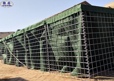 De gegalvaniseerde Militaire Opvouwbare Eigenschap Aangepaste Dienst van de Zandmuur