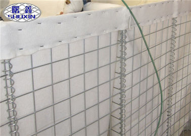 Galfan bedekte de Gelaste Gabion-Muur van de Mandengeotextile Gevoerde Bouw met een laag