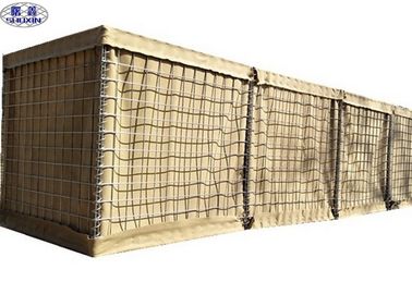 Multi Cellulaire Verdedigings van het Netwerkgabion van Bastionbarrières de Doosmuur 45.0mm Draad Dia