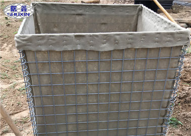 SX9 de Verdedigingsbarrières van zandfileld HESCO/Geotextile Gevoerde Militaire Gabion-Barrières