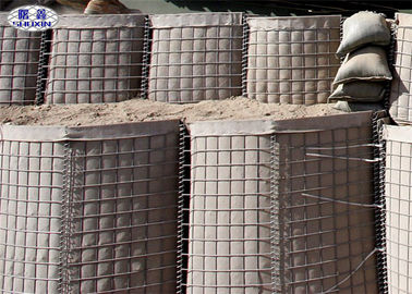 Van de Vloedbarrières van de legerbescherming van de het Ijzerdraad de Hete Ondergedompelde Gegalvaniseerde Sterke Bescherming