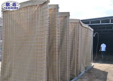 De op zwaar werk berekende Militaire Verdedigingsbarrières SX van HESCO - 10/Gegalvaniseerde Gabion-Doos