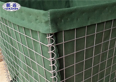 Gegalvaniseerde Gelaste Militaire Verdedigingshesco-Barrières met Geotextile Doekoem de Dienst