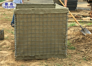 Gegalvaniseerde Verdedigingsbastionmuur, de Gelaste Gabion-Muur van de Bastionontploffing