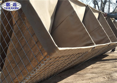 Gegalvaniseerde Gelaste Gabion-Bastionmuur, Barrière van Gabion van het Beschermingsleger de Verdedigings