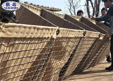 Hete Ondergedompelde Gegalvaniseerde Verdedigingsbastionmuur/de Gelaste Manden van Draadgabion