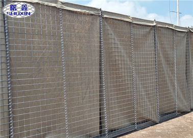 Beige Douanezand Gevulde Barrières/Gelast Draadnetwerk Gabion Verdedigingsbassion