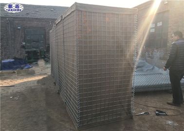 Gelaste het Type van de Doosbastion van Gabion van het Draadnetwerk Zand Gevulde Beige Geotextile Doek