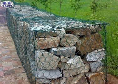 De Muurkooien van douane Hexagonale Gabion/de Rots Behoudende Muur van het Draadnetwerk